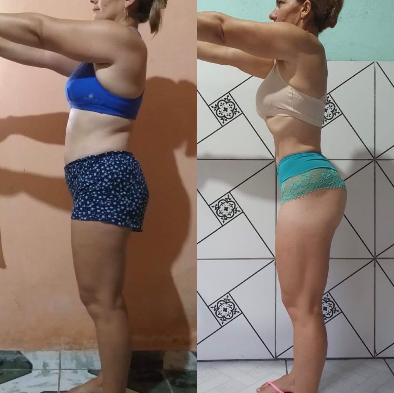 Antes e Depois Aluno 3